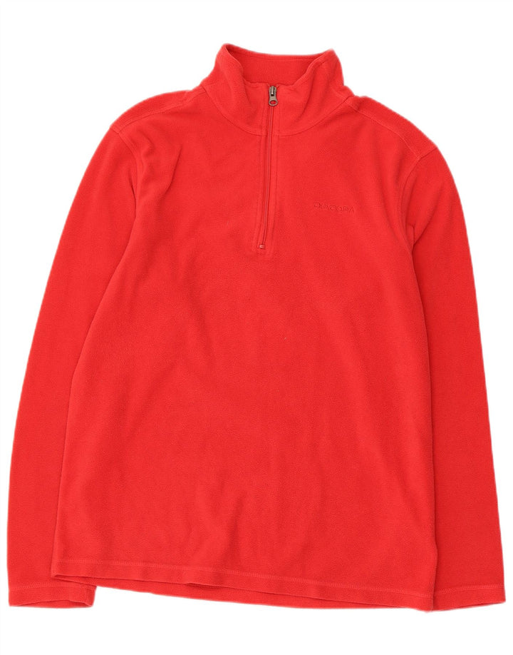DIADORA Pull Polaire Col Zippé Homme Grand Rouge Polyester