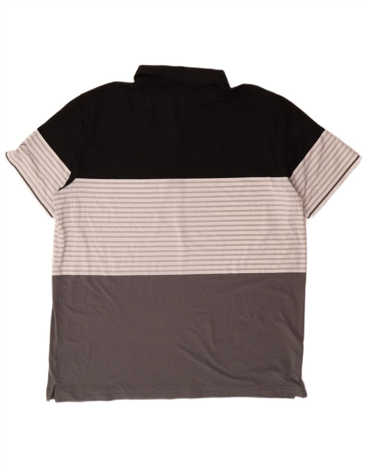 PUMA Polo Homme 2XL Gris Colorblock