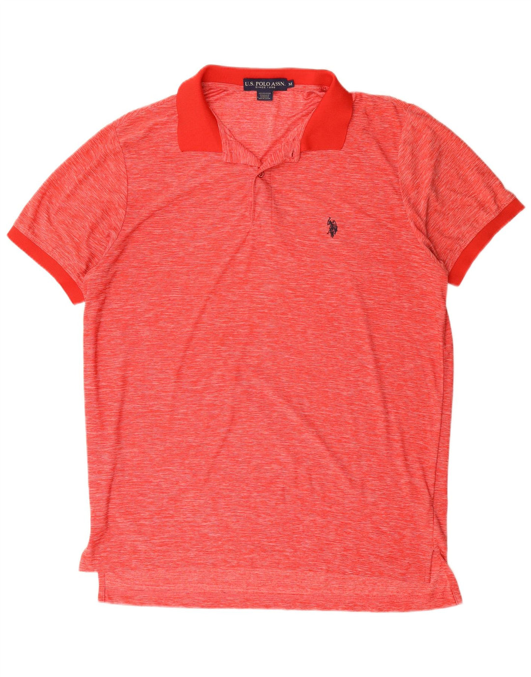 U.S. Polo Assn. Chemise Homme Moyen Rouge Moucheté Polyester