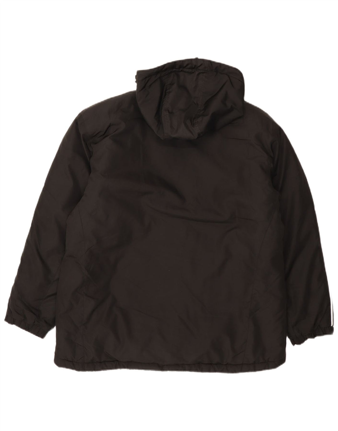 UMBRO Veste matelassée à capuche surdimensionnée pour femme UK 16 Large Noir Polyester