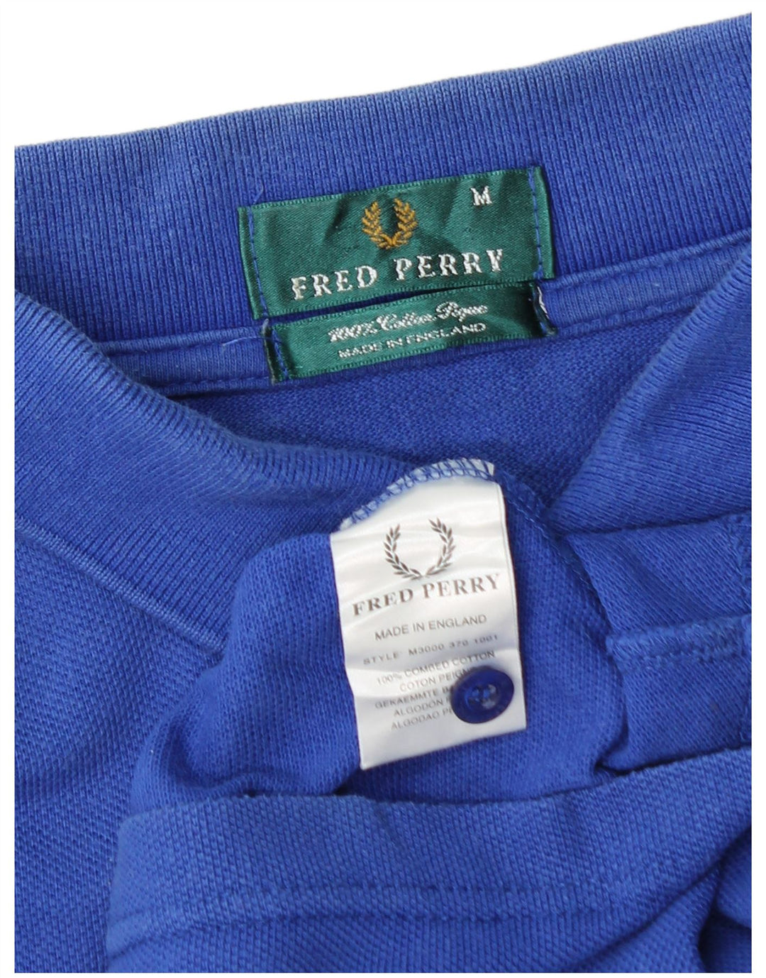 FRED PERRY Polo Homme Bleu Moyen Coton