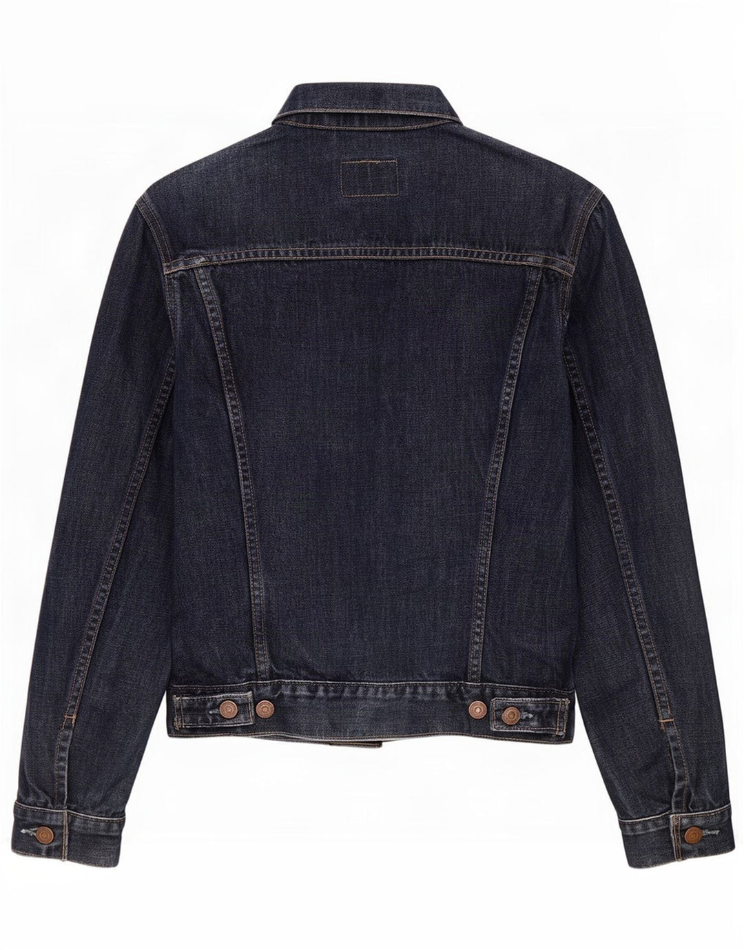 Levi's Veste en Jean Femme UK 12 Bleu Marine Moyen Coton