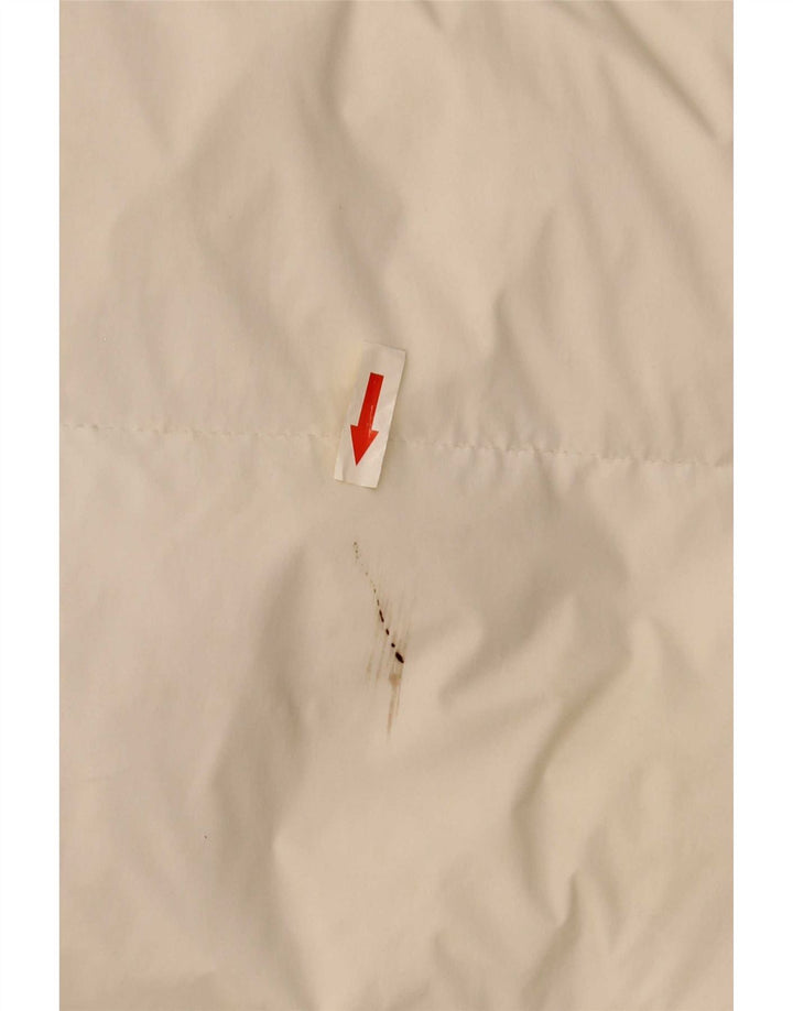 Woolrich Veste Anorak rembourrée à capuche pour homme UK 40 Large Blanc