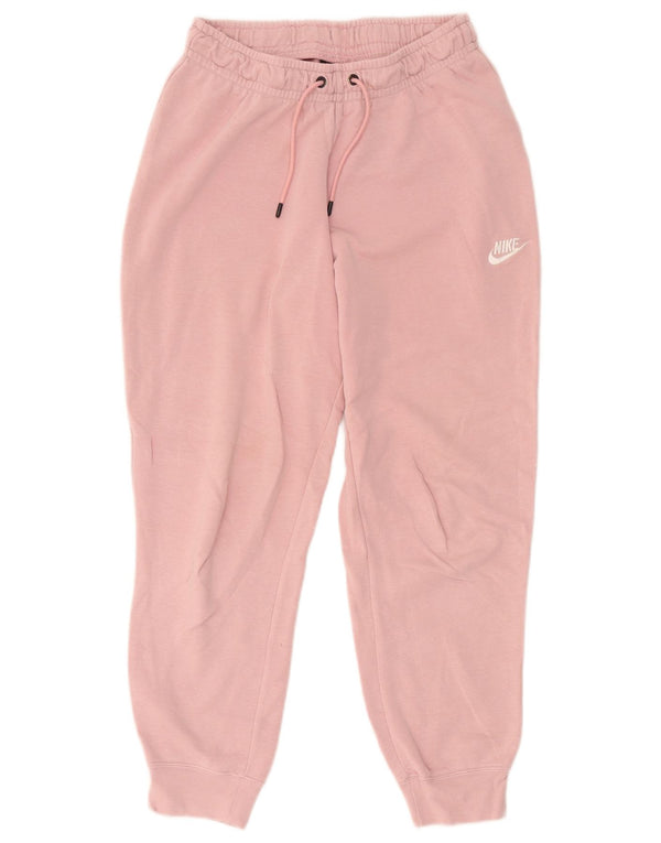 Nike Pantalon de survêtement pour femme en coton rose moyen UK 12