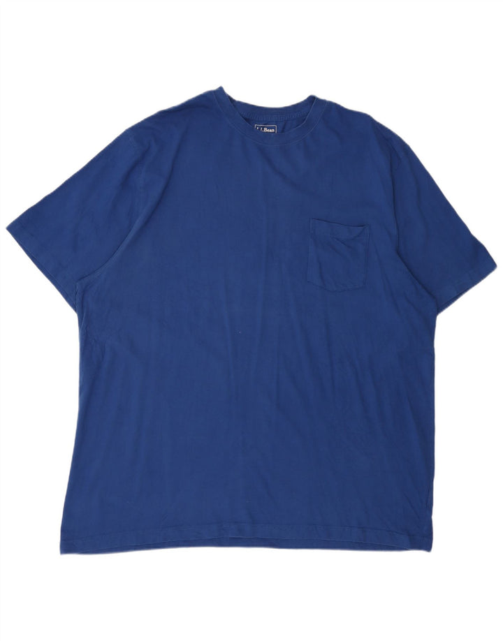 L.L.BEAN T-shirt coupe traditionnelle pour homme en coton bleu 2XL