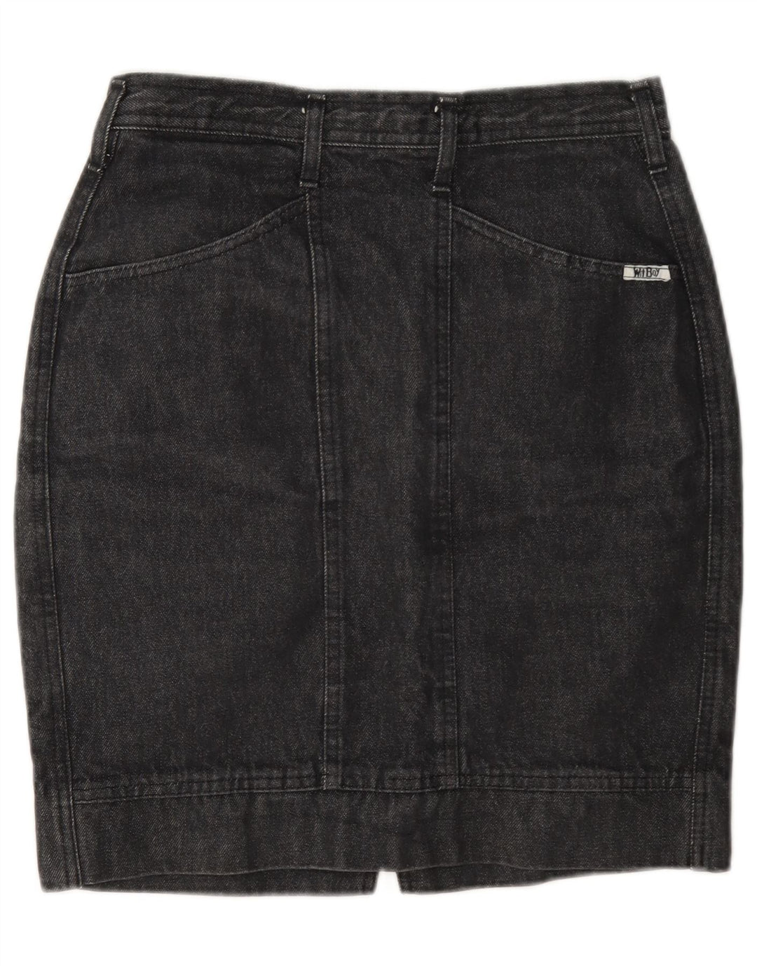Wit Boy Mini jupe en jean femme W28 gris moyen