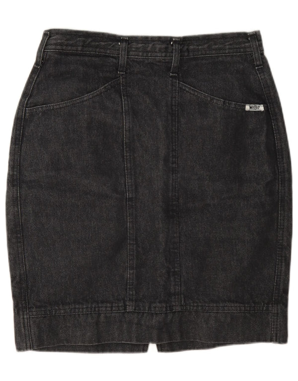 Wit Boy Mini jupe en jean femme W28 gris moyen