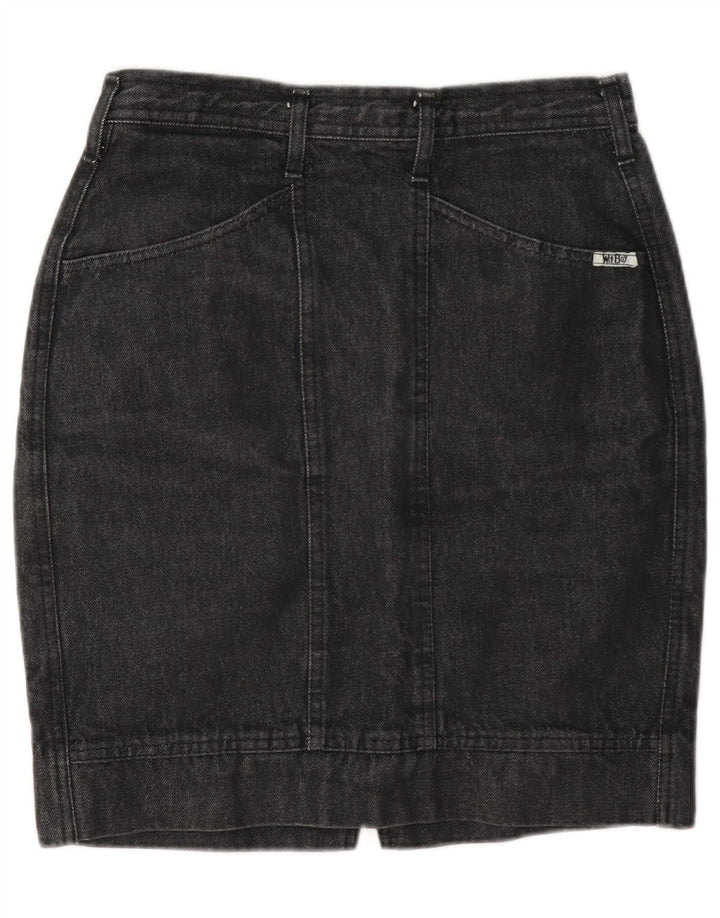 Wit Boy Mini jupe en jean femme W28 gris moyen