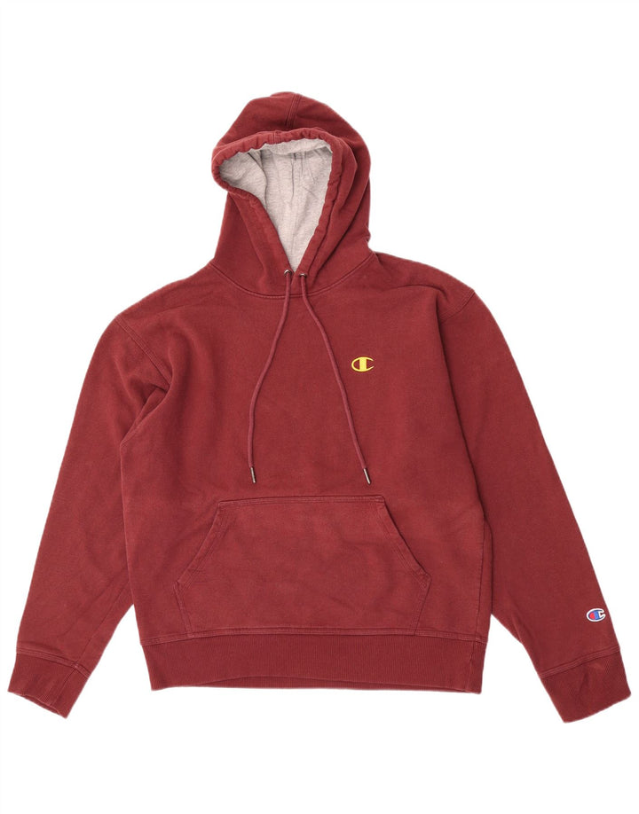 Champion Pull à capuche pour homme en coton marron moyen