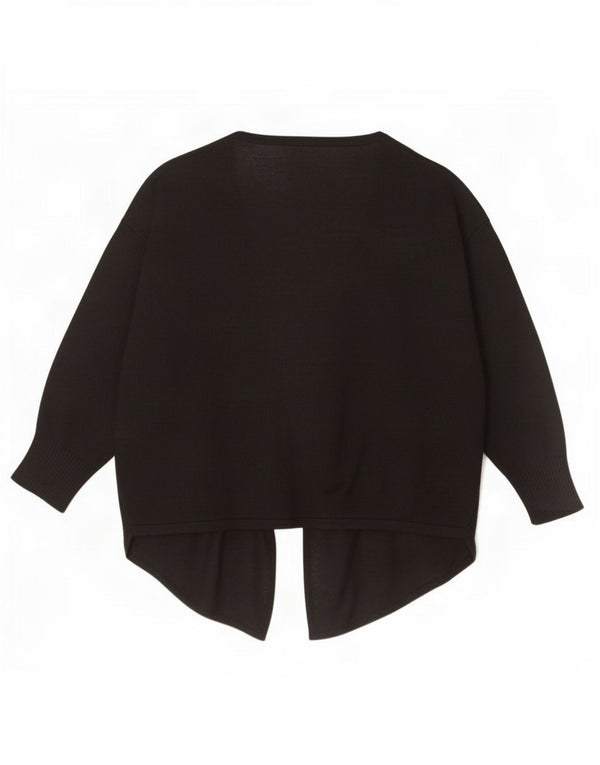 Marks & Spencer Haut cardigan ouvert autographe pour femme UK 16 Large Noir