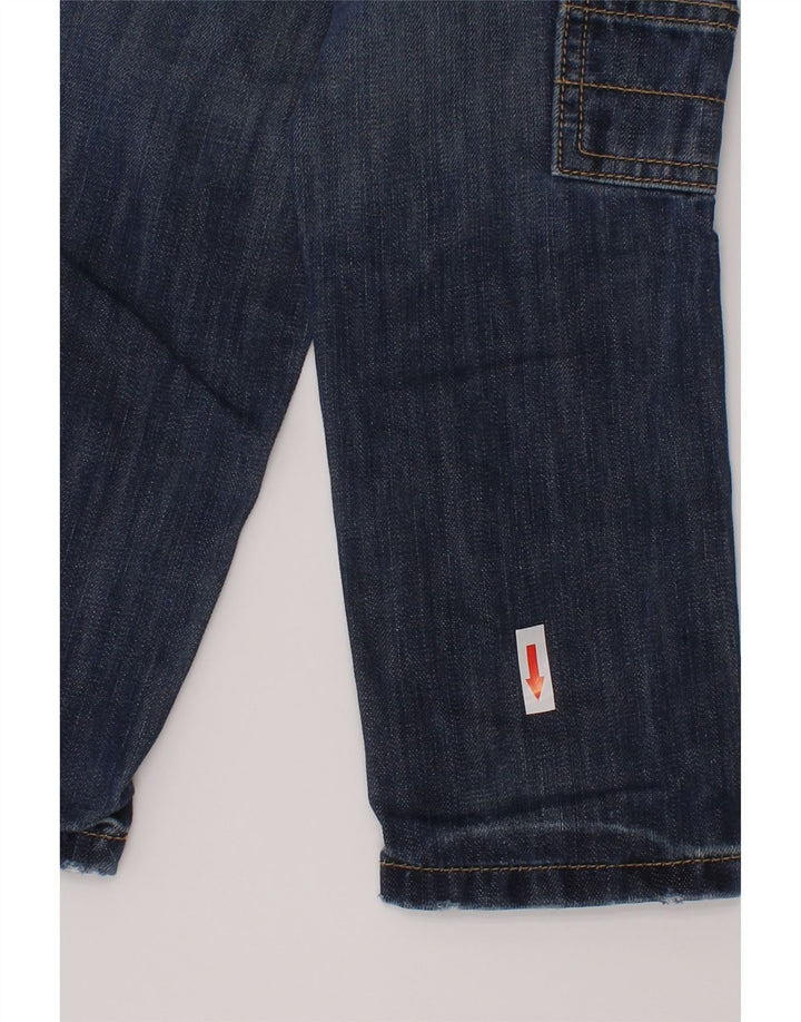 TOMMY HILFIGER Jean cargo droit bébé garçon 18-24 mois W20 L12 Bleu