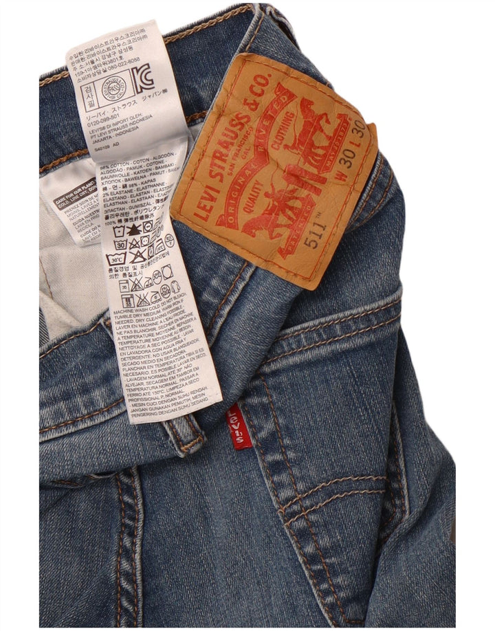 Levi's Jean Slim 511 Homme Bleu W30 L30 Coton