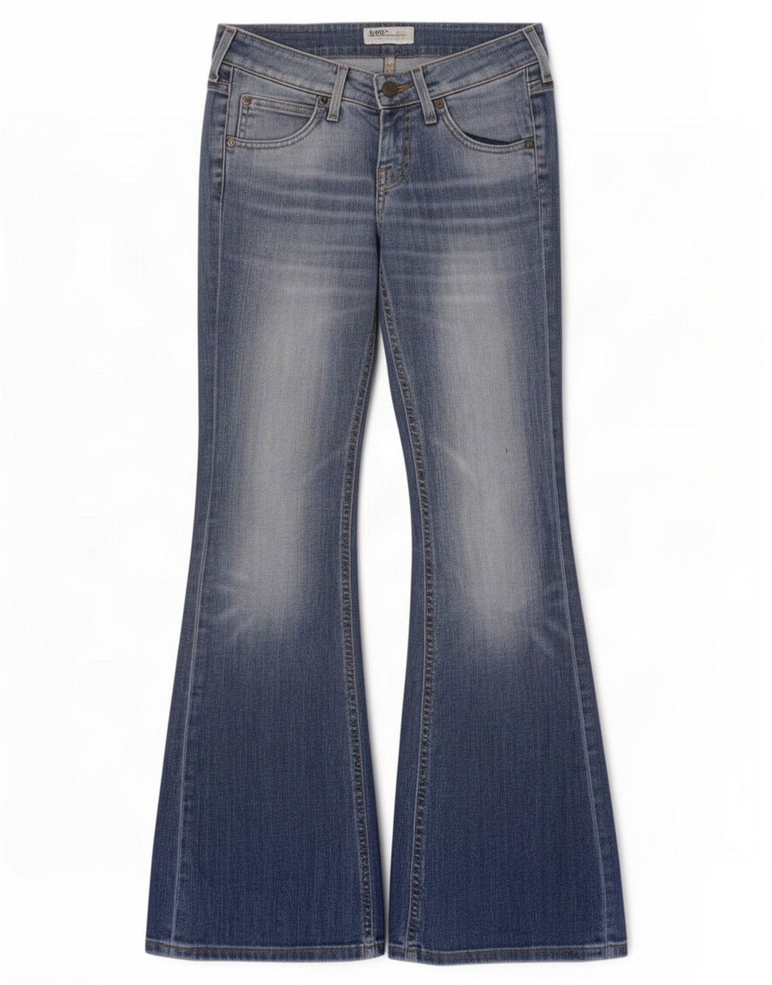 Lee Jean évasé Gale Femme W26 L31 Bleu Coton