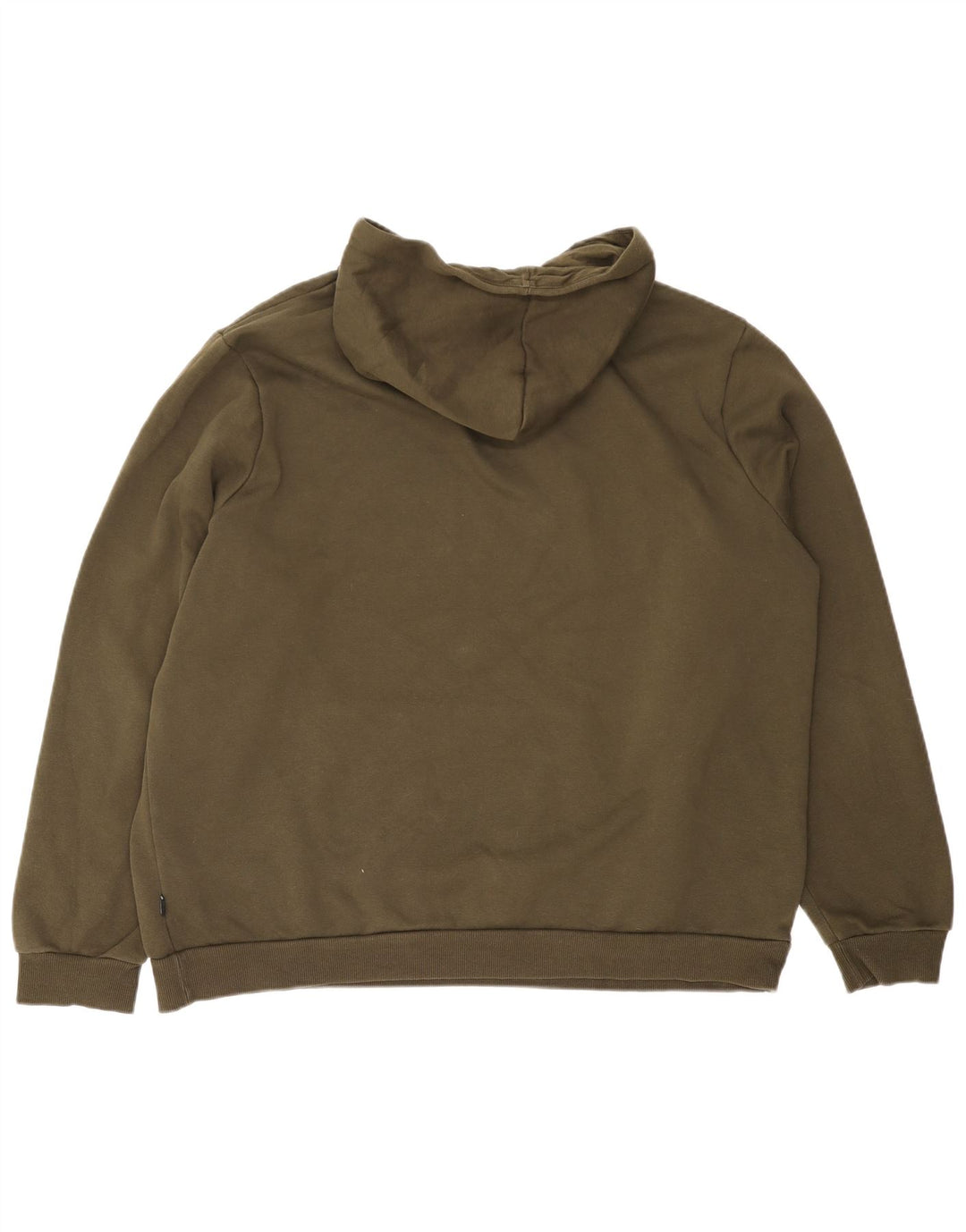 PUMA Pull à capuche graphique pour homme 2XL Kaki Coton