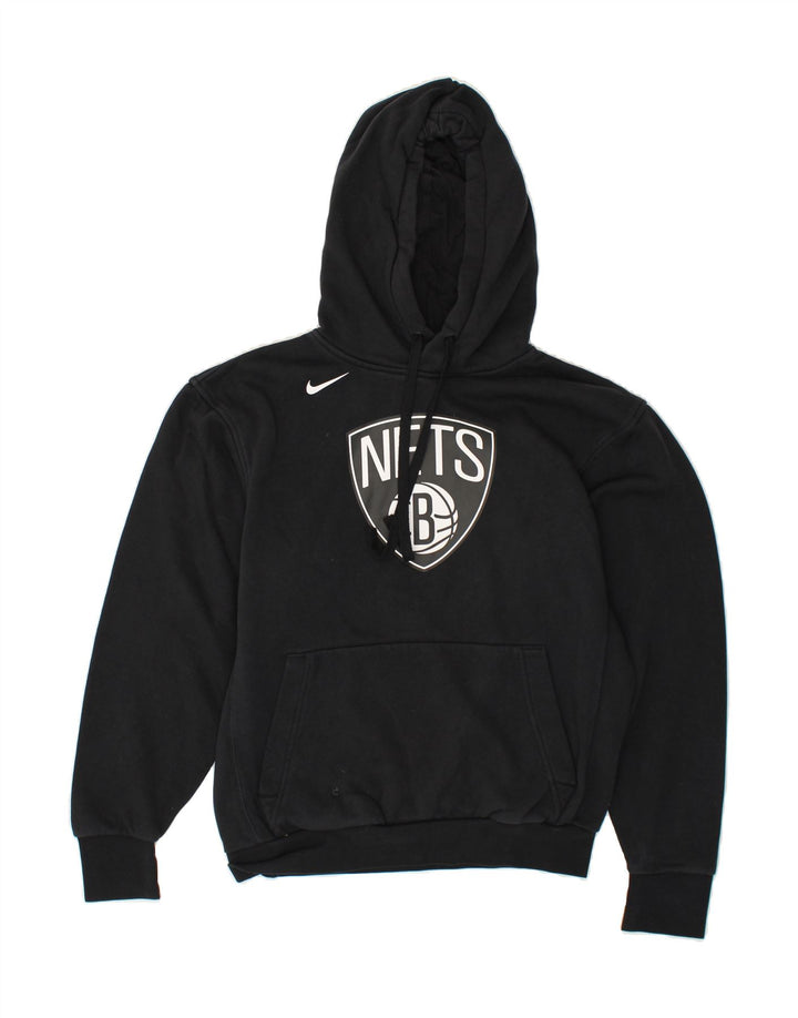 NIKE Mens Graphic Hoodie Jumper Small Black Cotton Vintage Nike and Second-Hand Nike from Messina Hembry 