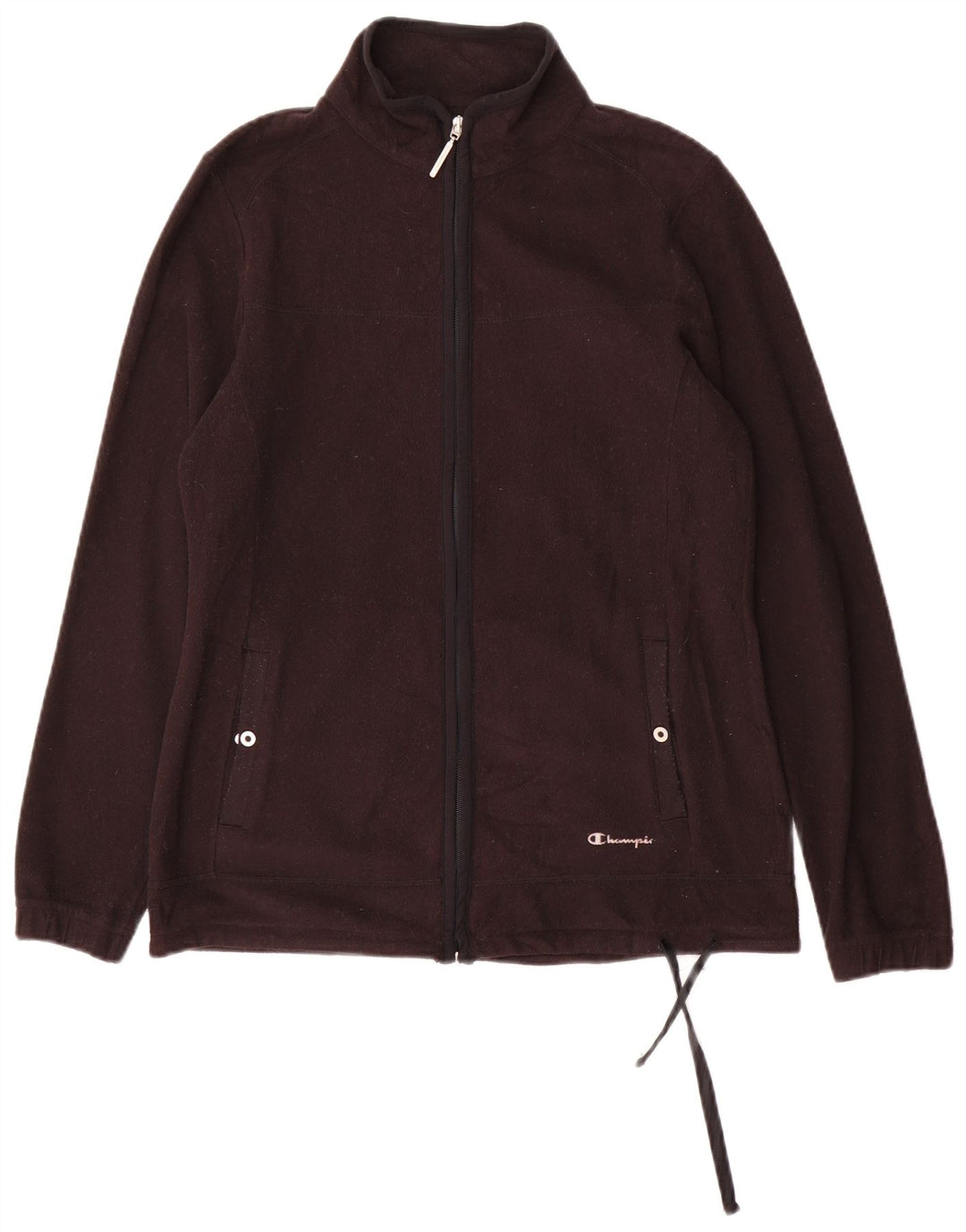 Champion Veste polaire pour femme UK 12 Medium Noir Polyester