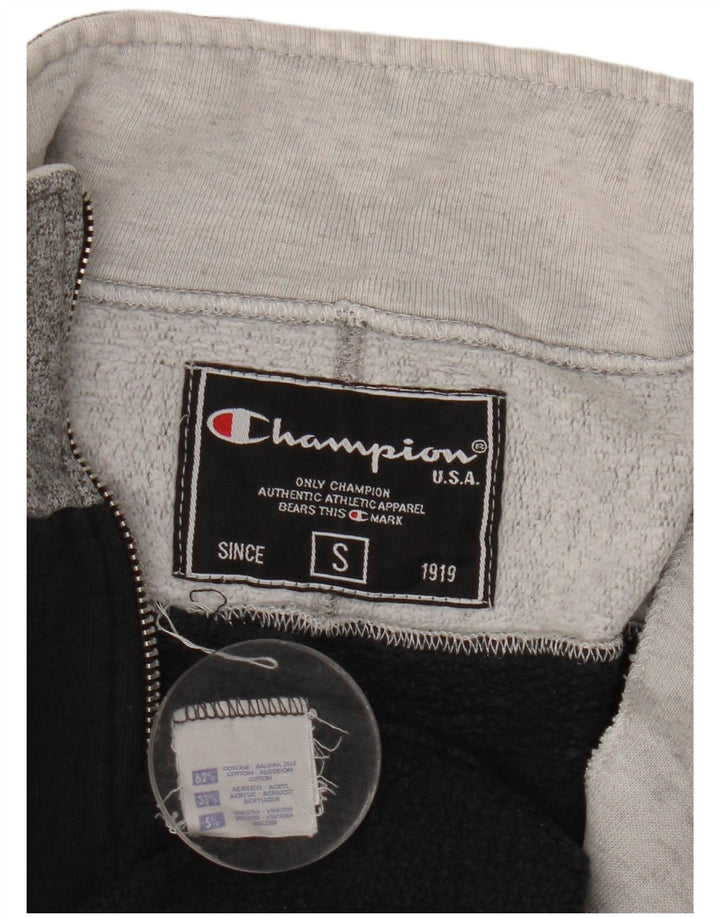 Champion Veste de Survêtement Homme Petit Noir Colorblock Coton