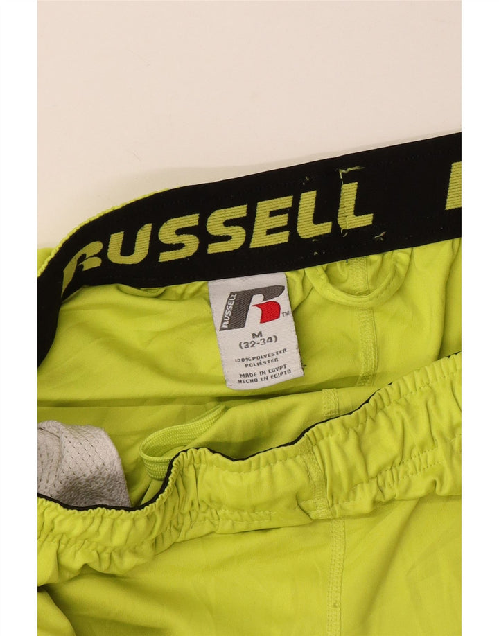 RUSSELL ATHLETIC Short de sport Dri-Power pour homme en polyester vert moyen
