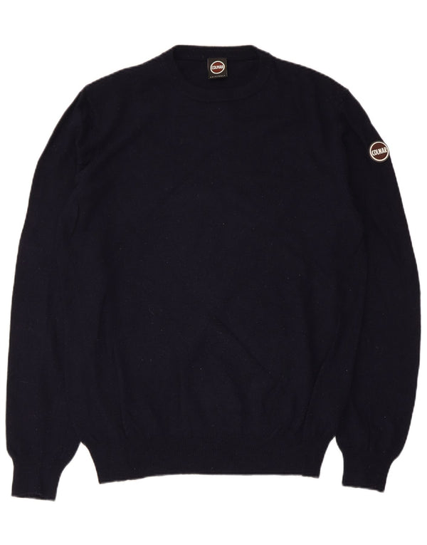 Colmar Pull Col Rond XL Bleu Marine Polyamide Homme