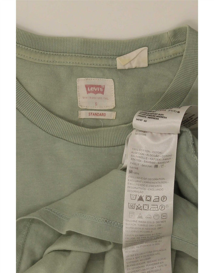 Levi's Tee-Shirt Standard Homme Vert Small Coton