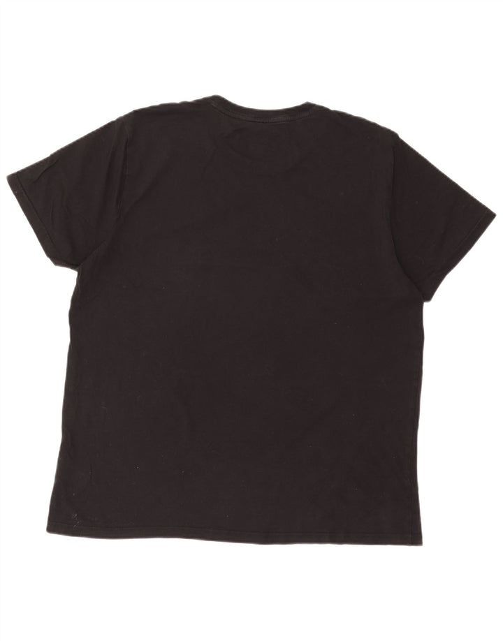 LEE T-Shirt Graphique Coupe Régulière Homme XL Noir Coton