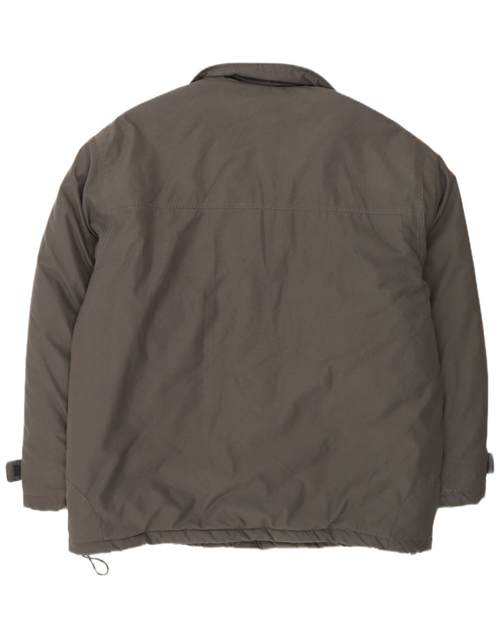 Kappa Veste coupe-vent pour homme UK 42 XL Kaki Polyamide