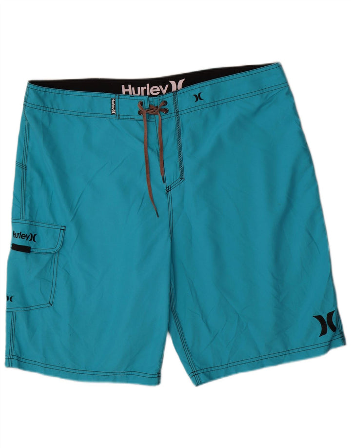 Hurley Short de Bain Homme XL Bleu Polyester