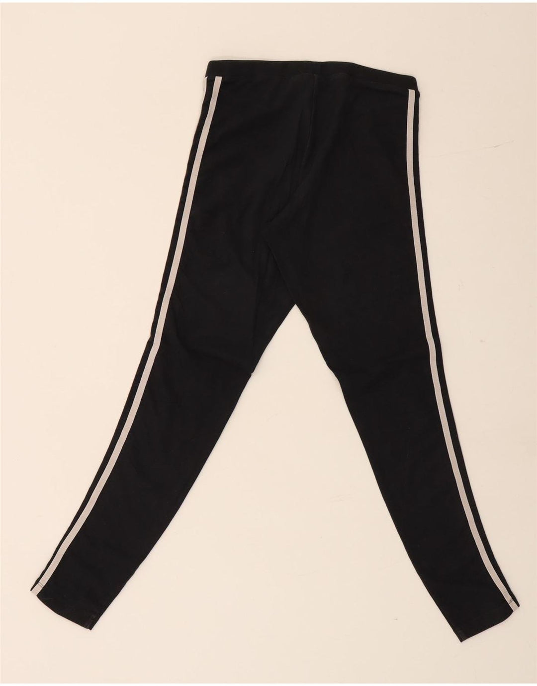 Adidas Leggings Femme UK 10 Petit Coton Noir