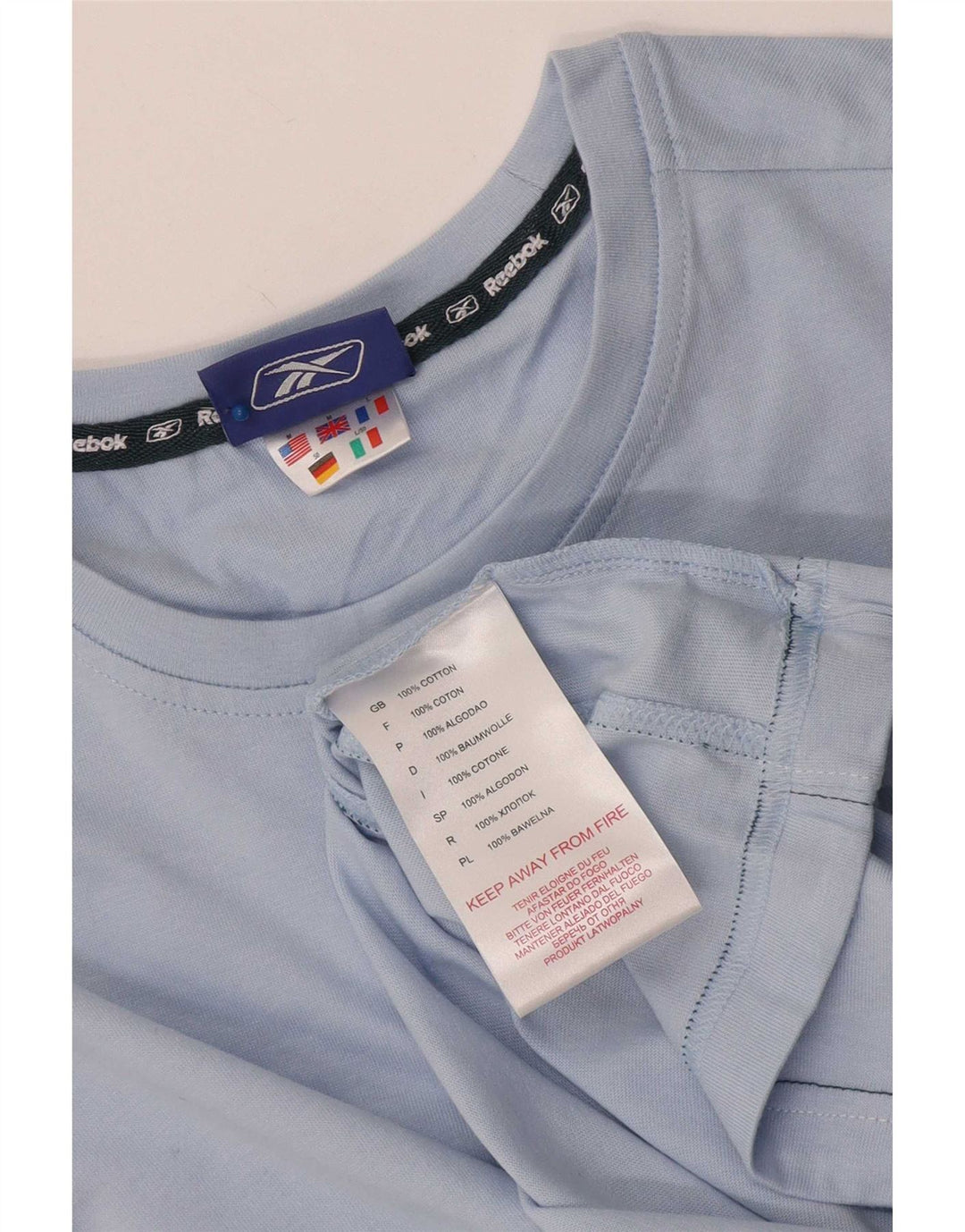 Reebok Débardeur Homme Bleu Moyen Coton