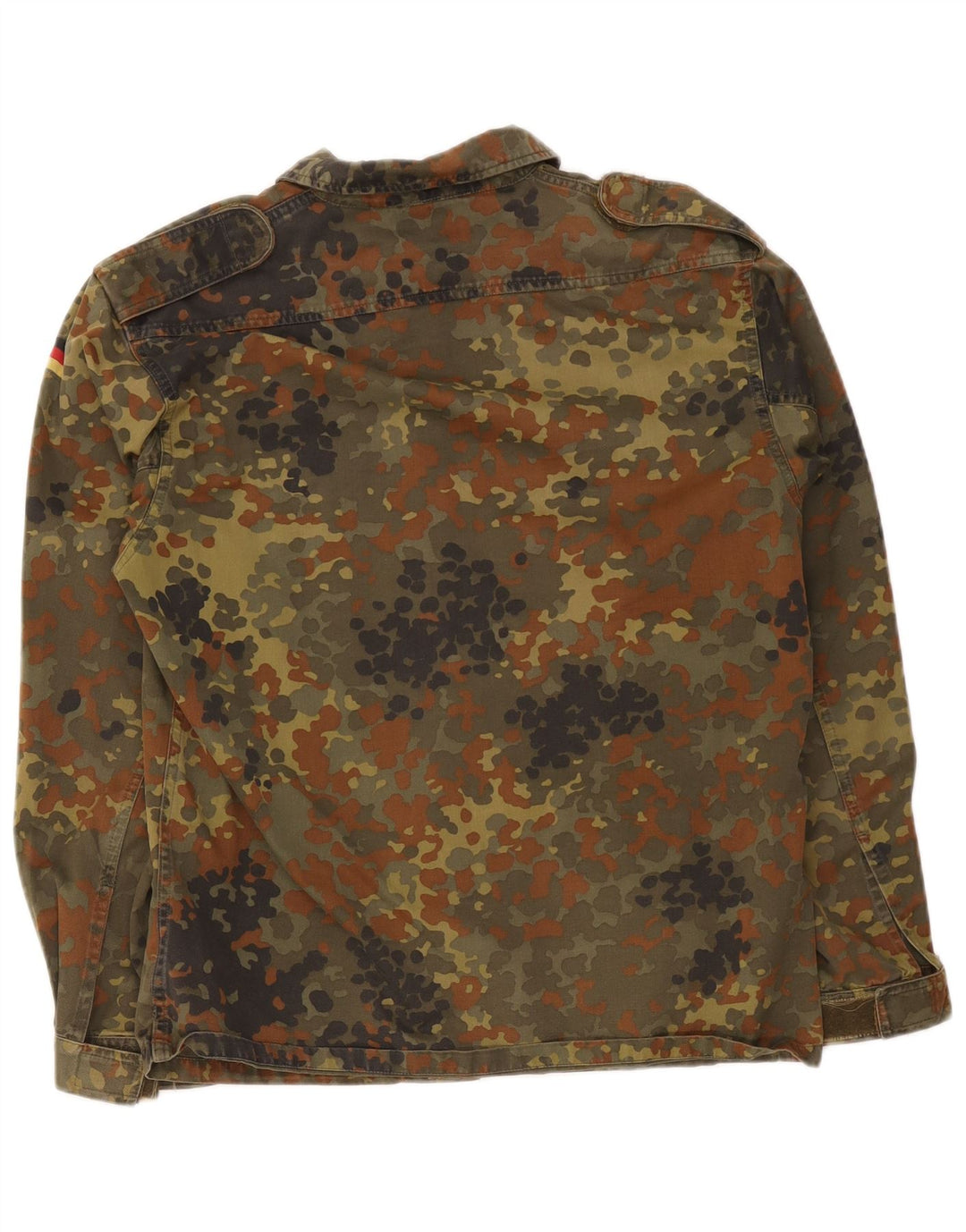 Veste militaire vintage pour hommes UK 38 Camouflage kaki moyen