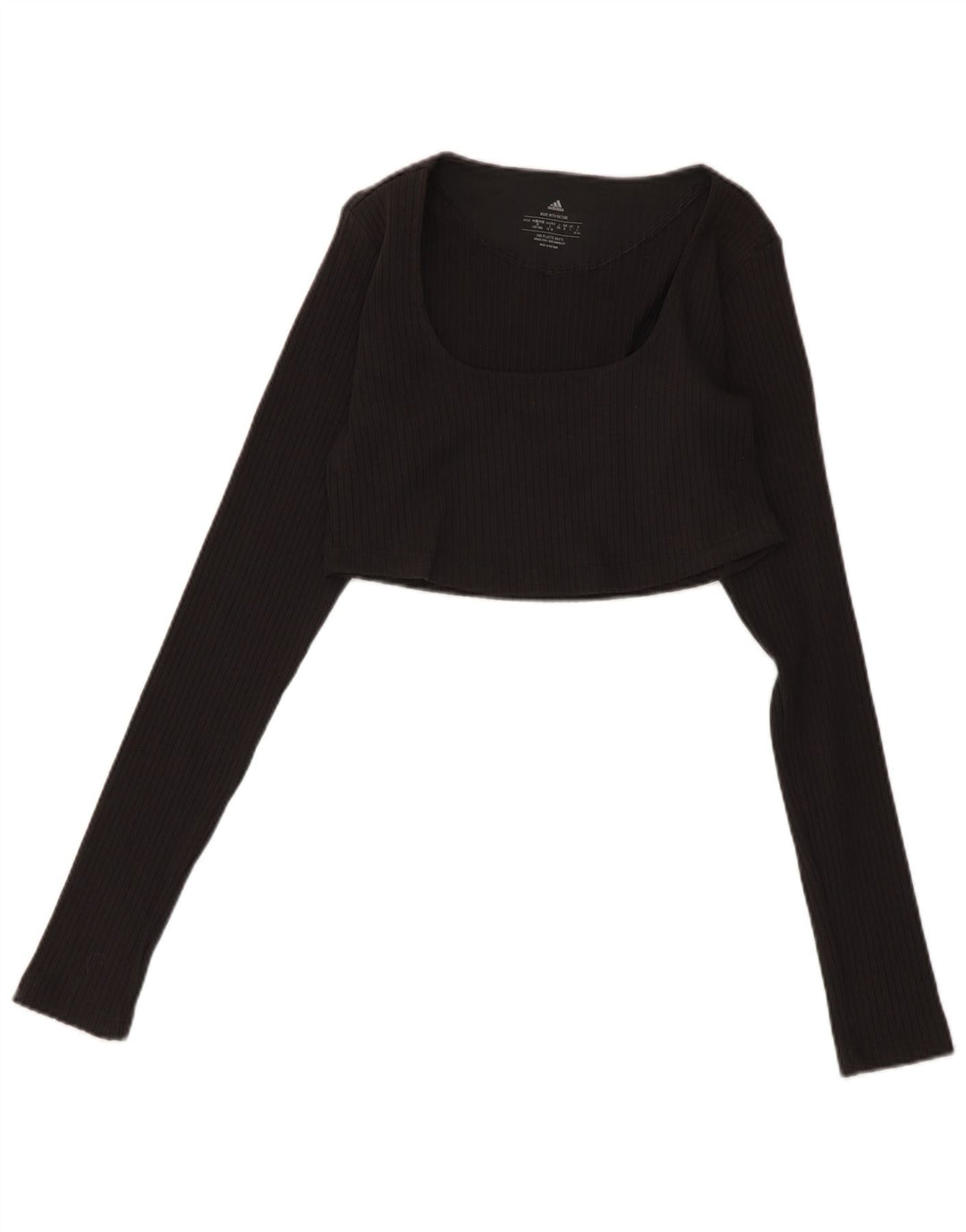 Adidas Haut court à manches longues pour femme UK 14 Grand Gris