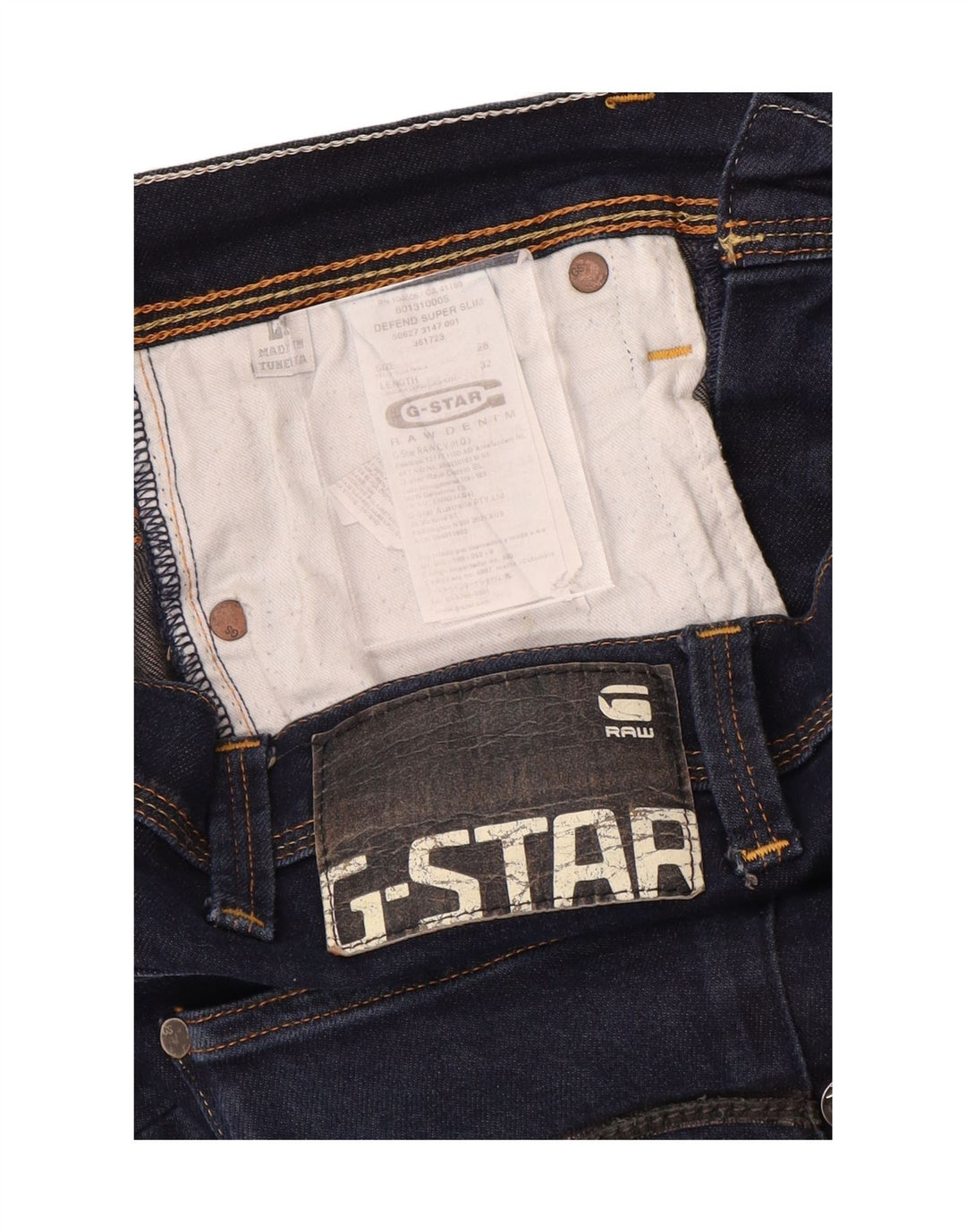 G-Star Jean Slim Femme W28 L32 Bleu Marine