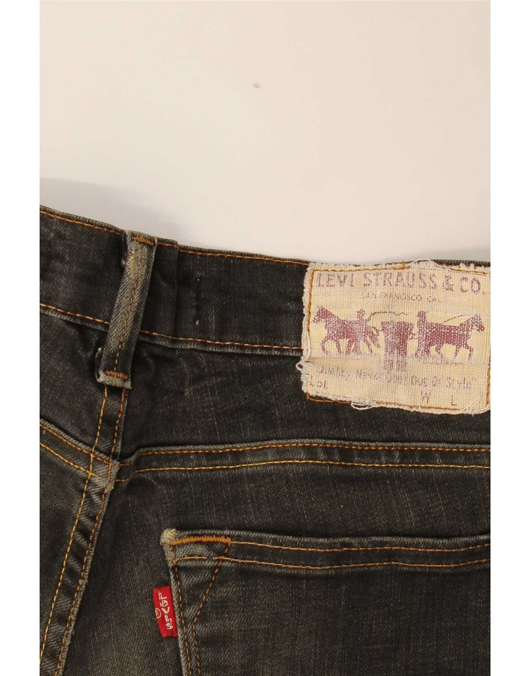 Levi's Jean Slim 519 Femme W32 L28 Coton Noir