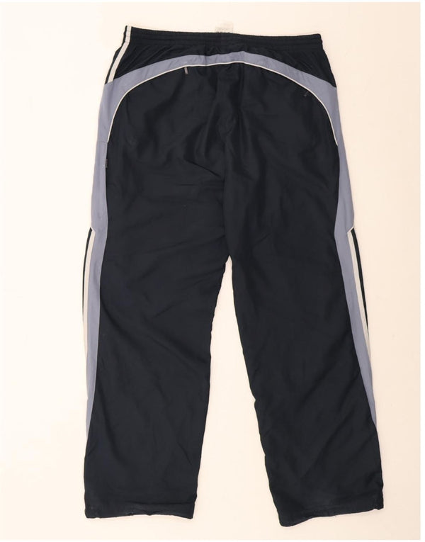 Adidas Pantalon de survêtement pour homme XL Bleu marine Colorblock Polyester