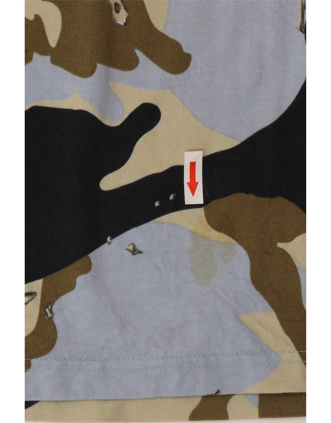Adidas T-Shirt Homme Top Medium Multicolore Camouflage Coton