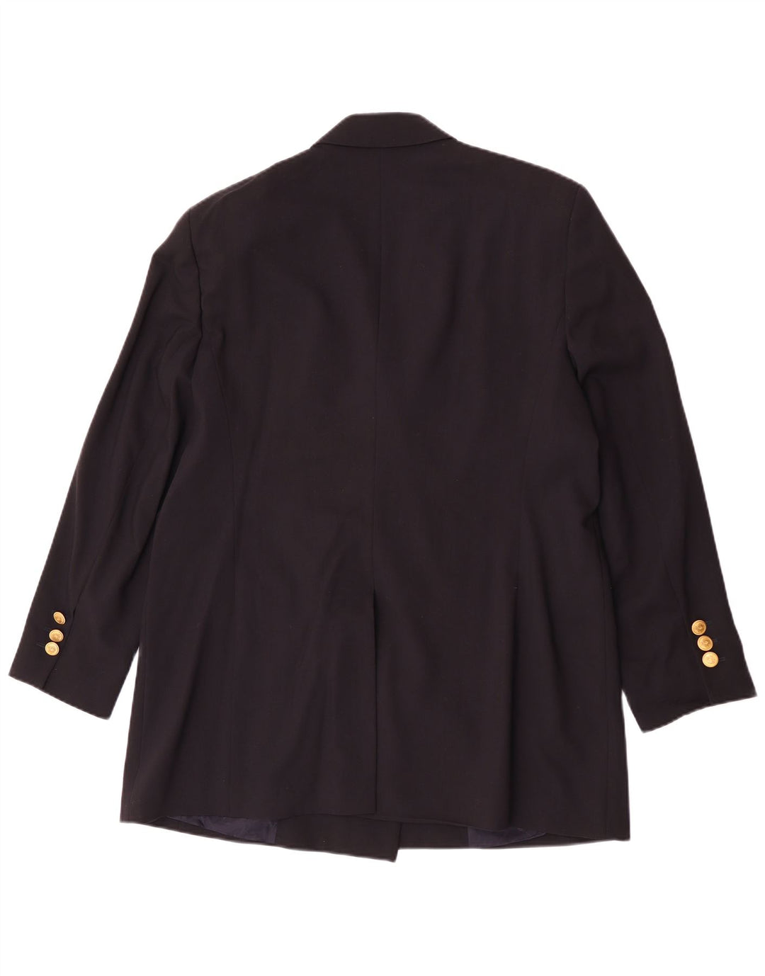 Jobis Veste blazer longue à double boutonnage pour femme UK 14 Bleu marine moyen