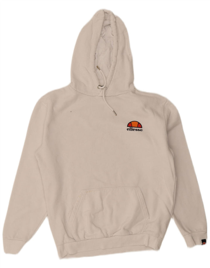 Ellesse Pull à capuche pour homme Petit Blanc Coton