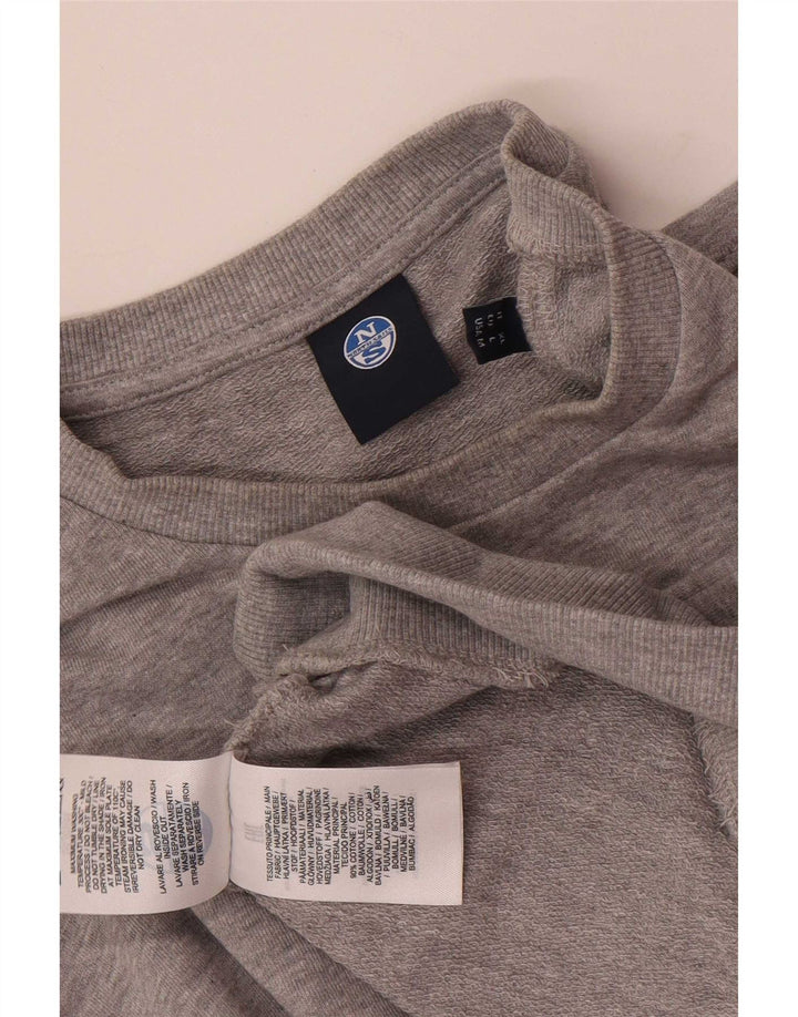 North Sails Sweat-shirt pour homme en coton gris Taille L