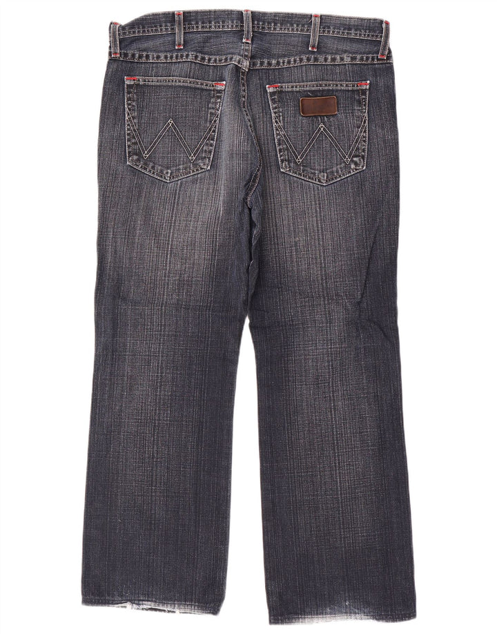 Wrangler Jean Droit Roxboro Homme W36 L30 Bleu Coton