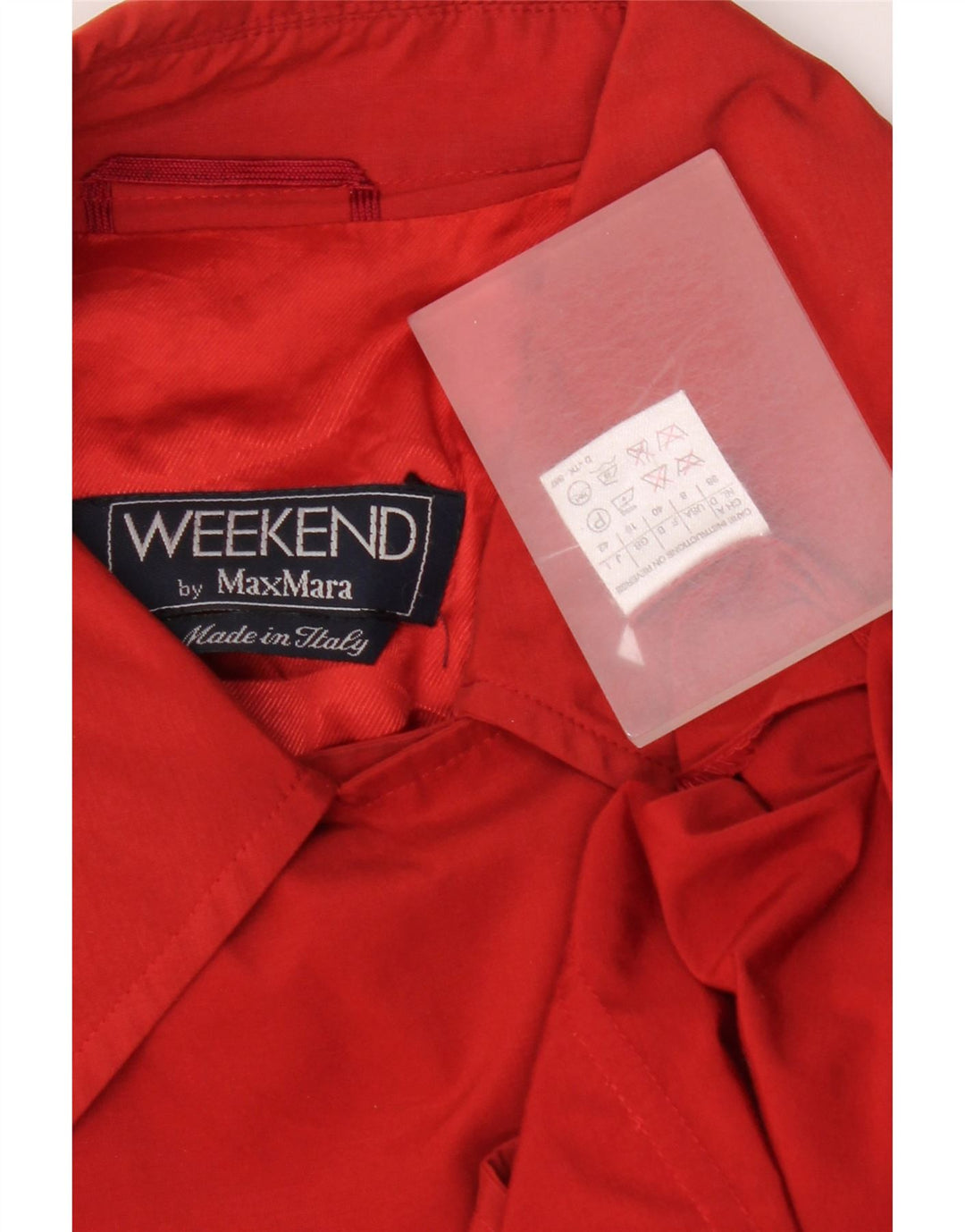 Max Mara Manteau de week-end pour femme UK 16 Large Rouge