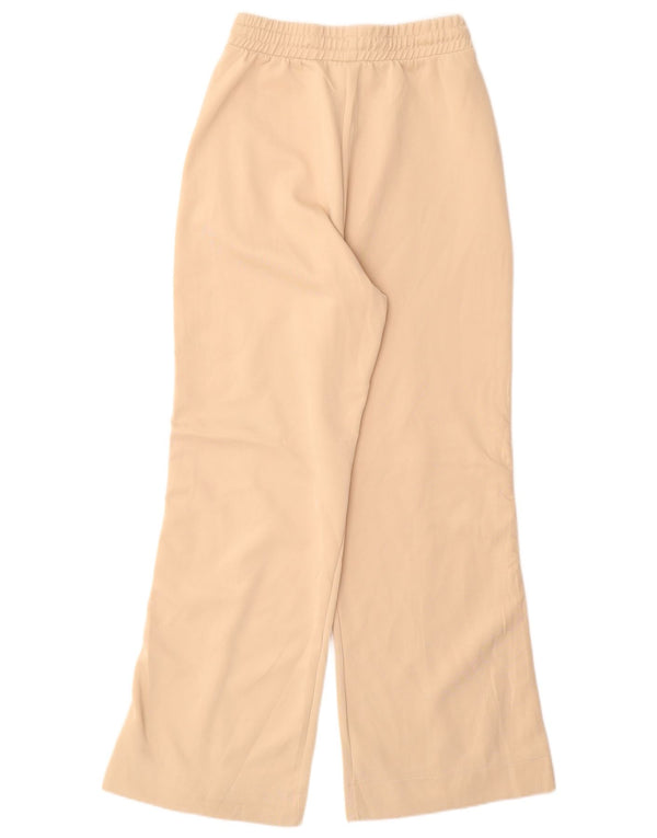 Zara Pantalon de survêtement pour femme UK 12 Beige moyen Colourblock
