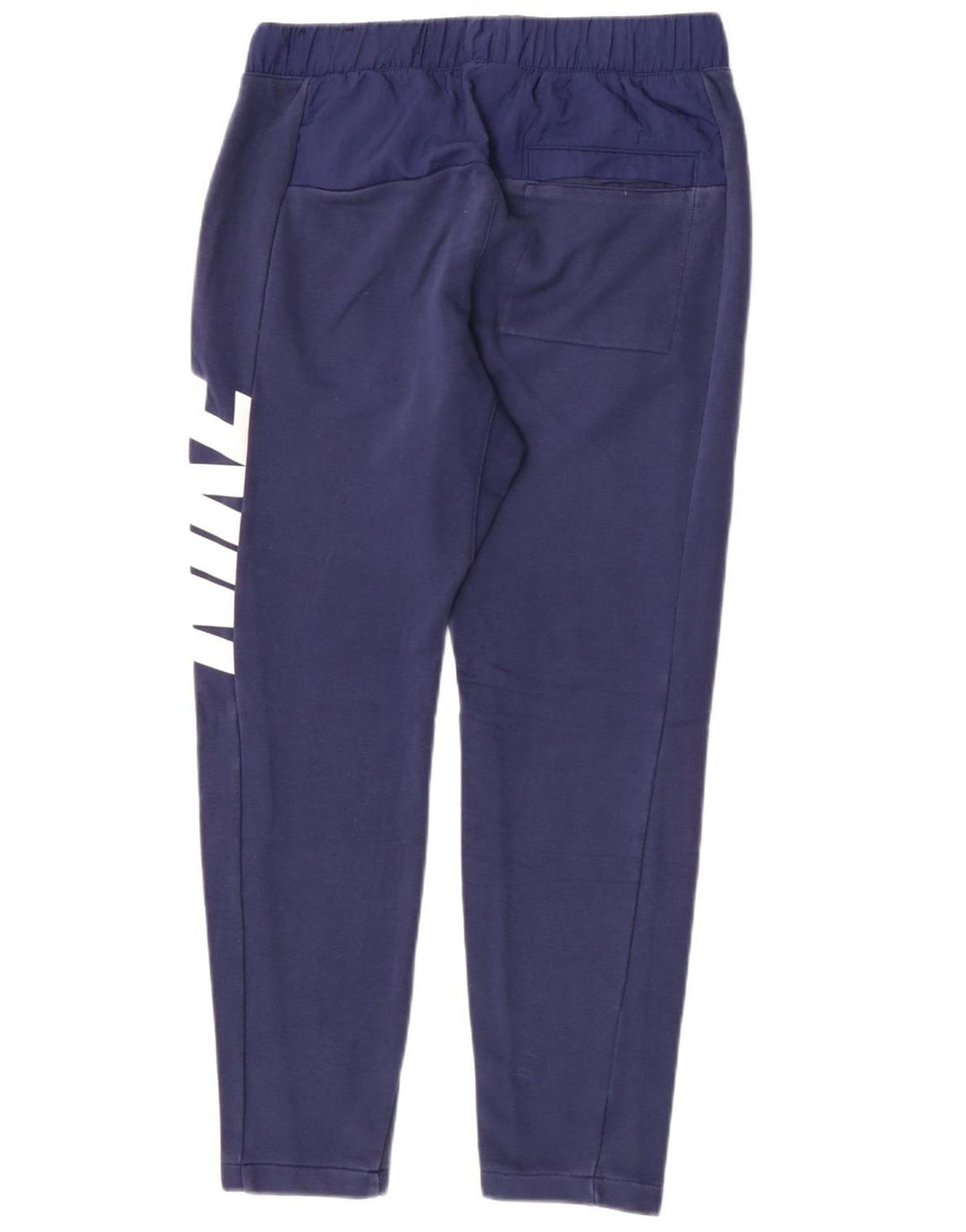 Nike Pantalon de survêtement graphique pour homme en coton bleu Taille S