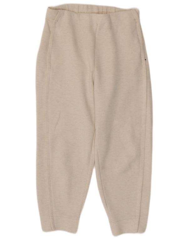 Adidas Pantalon de survêtement pour femme UK 12/14 Coton blanc moyen