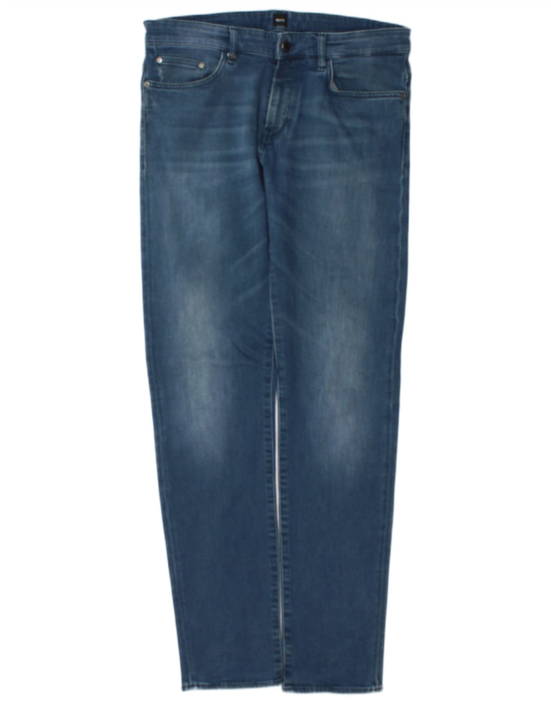 Hugo Boss Jean Slim W34 L34 Bleu Coton Homme