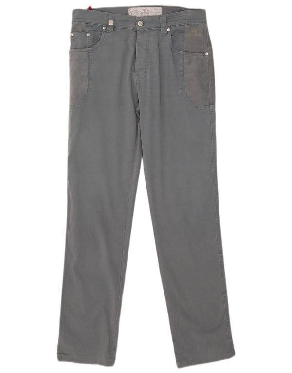 Nicwave Pantalon décontracté slim pour homme IT 48 Medium W32 L32 Gris Coton