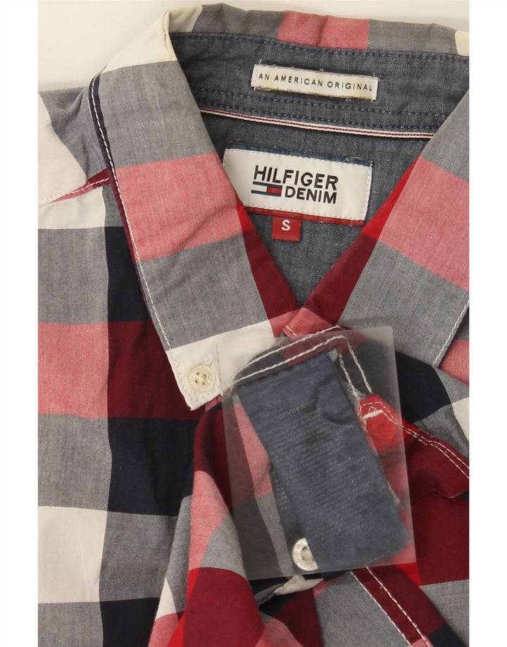 Tommy Hilfiger Chemise Homme Petit Carreau Multicolore Coton