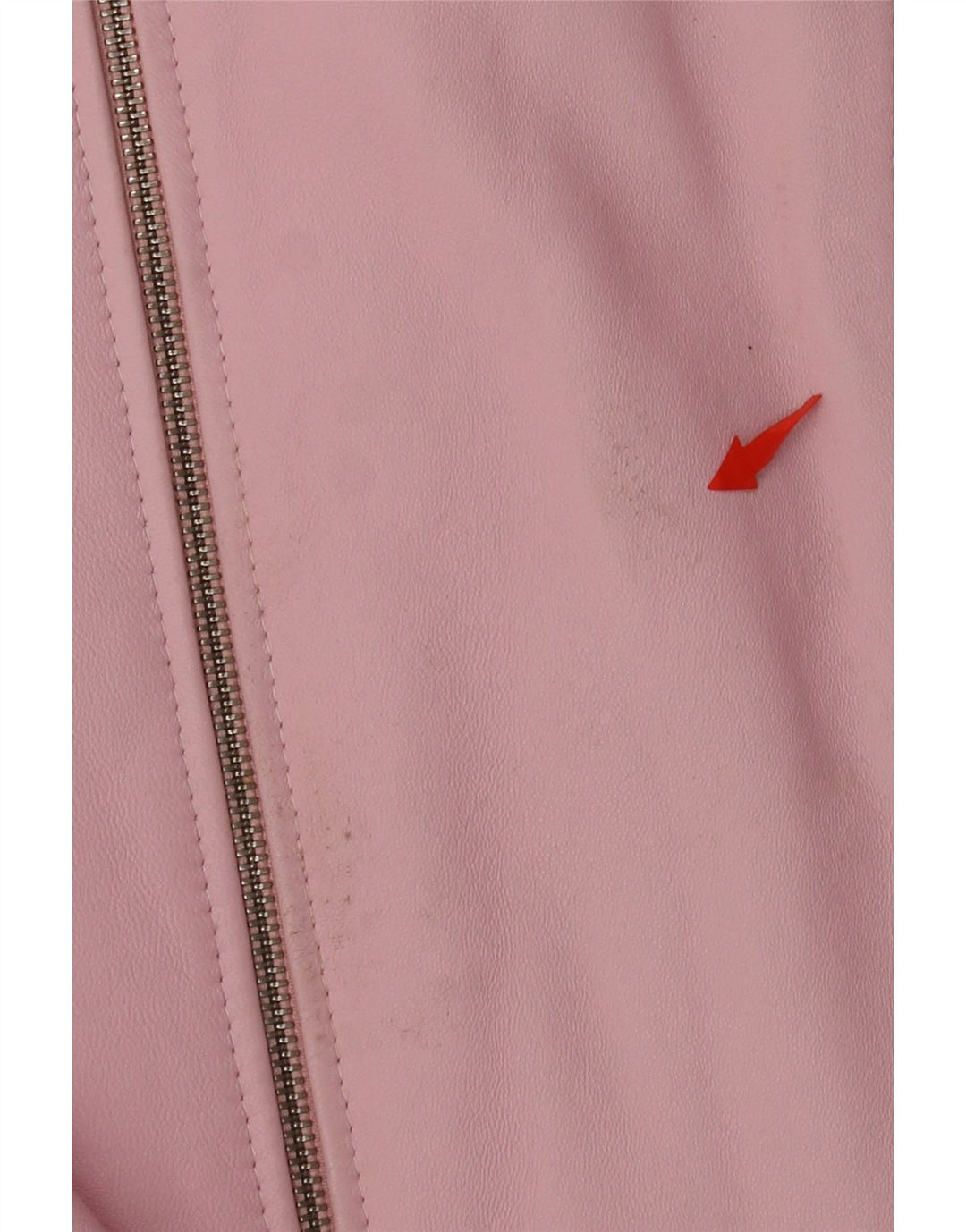 CABRINI Veste en cuir femme UK 16 Grand cuir rose