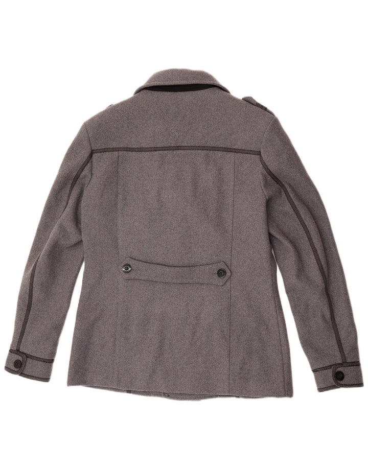 Zu Elements Caban Homme UK 42 XL Laine Grise