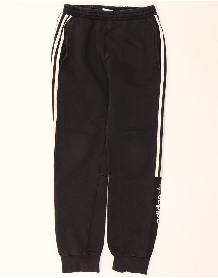 Adidas Pantalon de survêtement graphique pour homme en coton noir Taille S