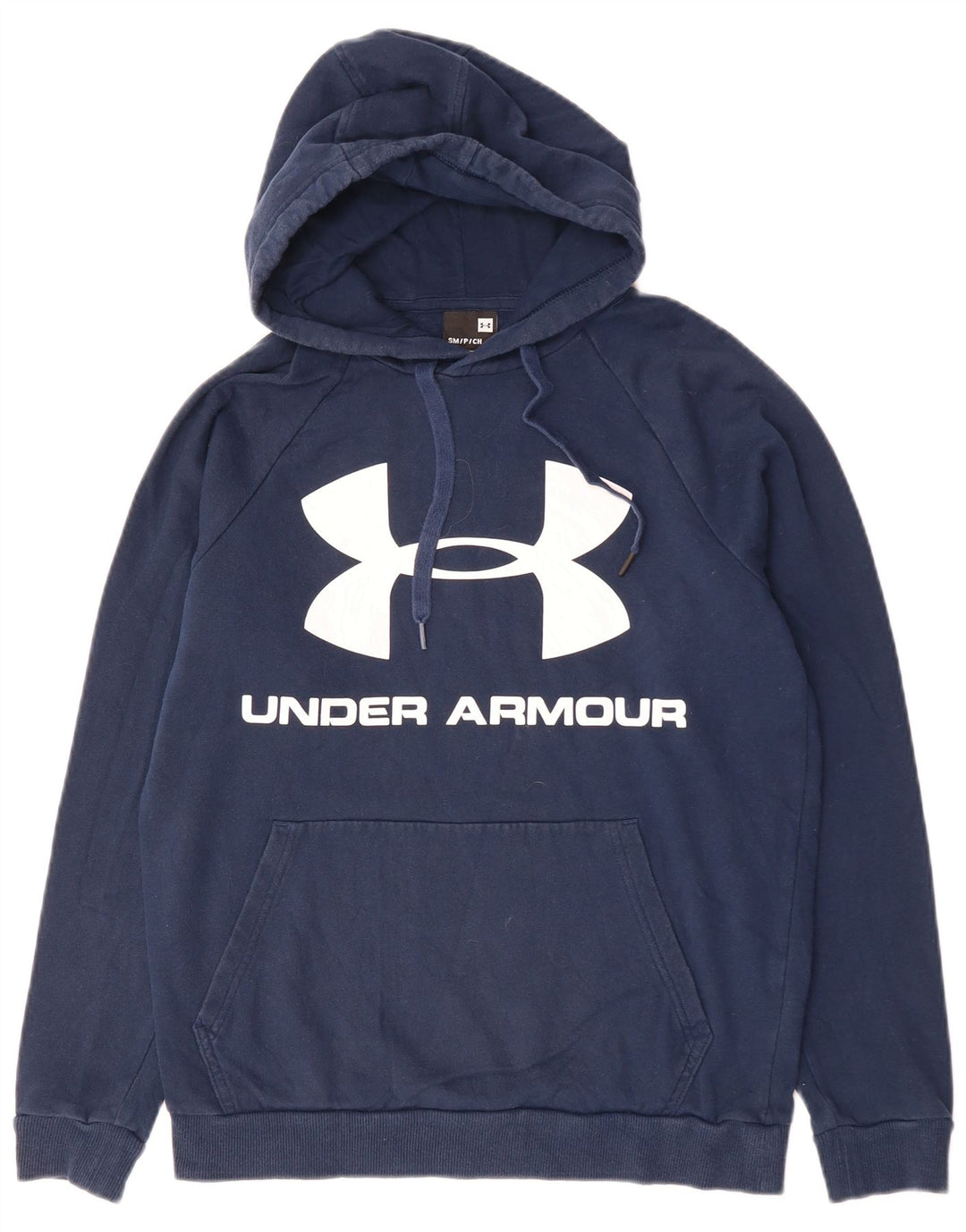 UNDER ARMOUR Pull à capuche graphique pour homme en coton bleu marine Small